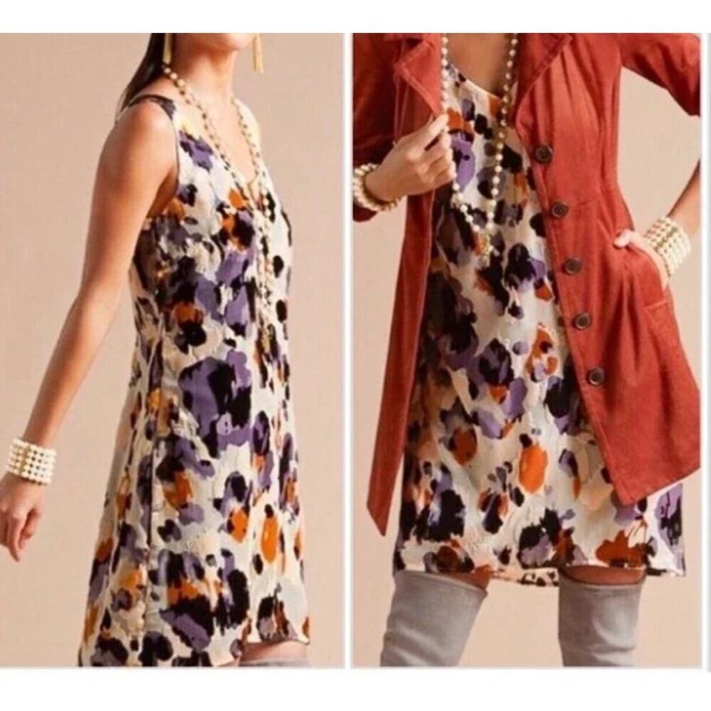 Cabi Radiant Velvet Burnout Slip Dress Style 3514 sz M